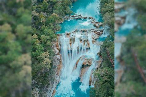 cascada y saltos de agua cristalina en el río Dobra