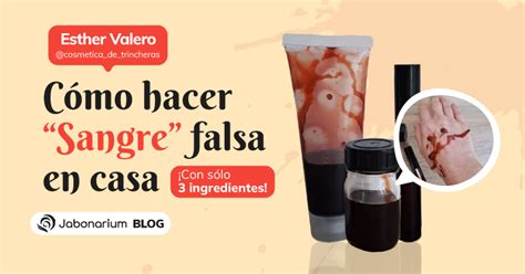 Ingredientes para sangre falsa