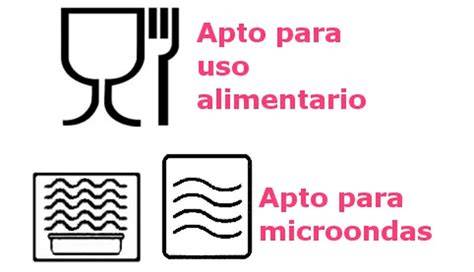 Advertencia de materiales no aptos para microondas