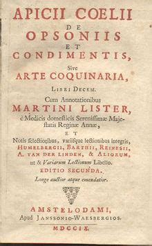 Marco Gavio Apicio escribiendo De re coquinaria