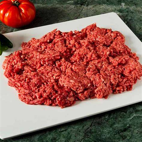Variedad de carne picada: ternera, cerdo y mixta