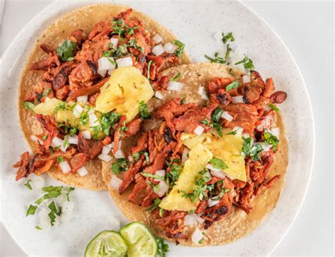 Ingredientes para la marinada de tacos al pastor