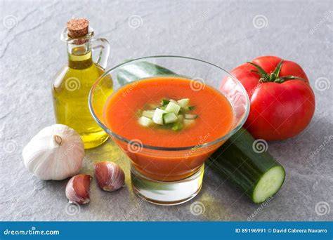 Ingredientes tradicionales del gazpacho