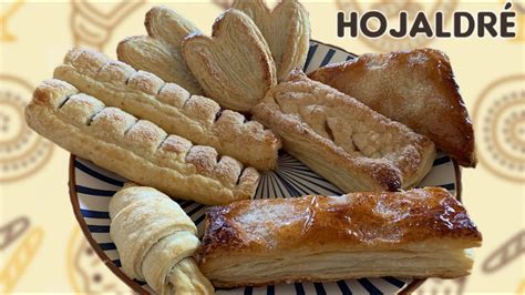 Variedad de formatos de hojaldre: espirales y porciones individuales