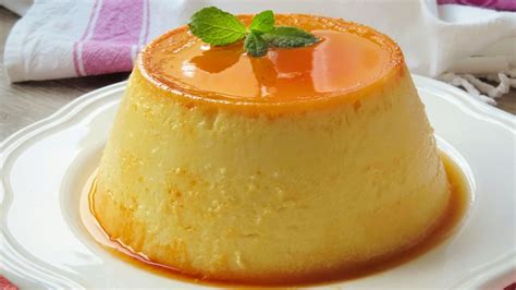 Flan de café y leche condensada