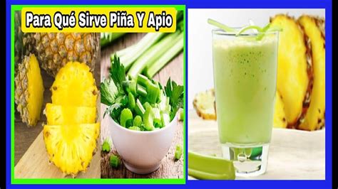 Infografía: Beneficios del licuado de piña y apio