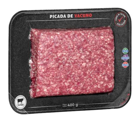 Envase de Carne Picada de Ternera Hacendado