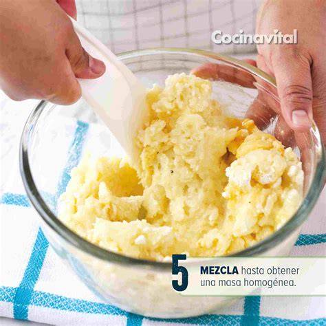 Mezcla de los ingredientes para las tortitas