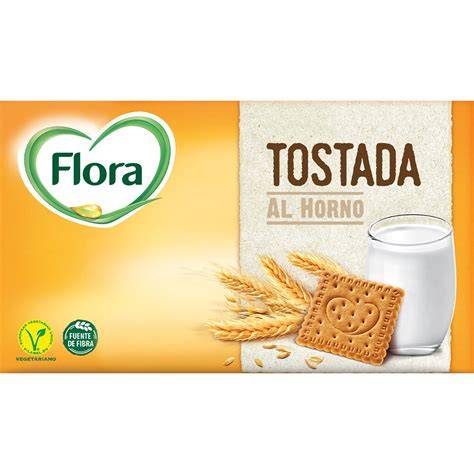 Galletas Flora Tostada en su empaque original