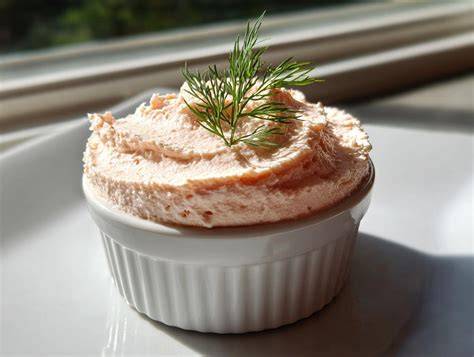 Ingredientes para mousse de salmón ahumado