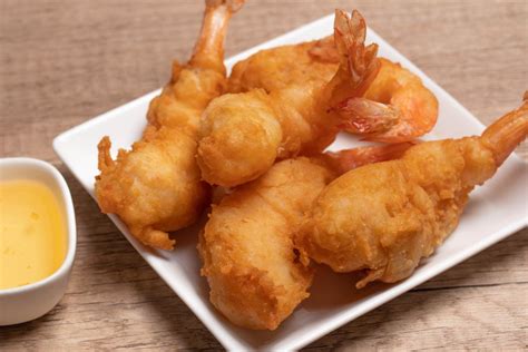 Gambas rebozadas crujientes con limón