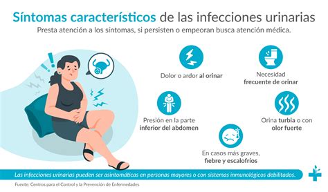 Síntomas comunes de una infección urinaria