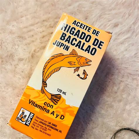 Tabla nutricional del aceite de hígado de bacalao