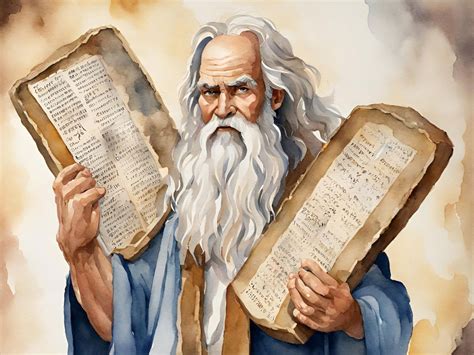 Moisés recibiendo la Ley y Jesús trayendo Gracia y Verdad