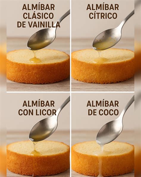 Almíbar listo para usar en bizcochos