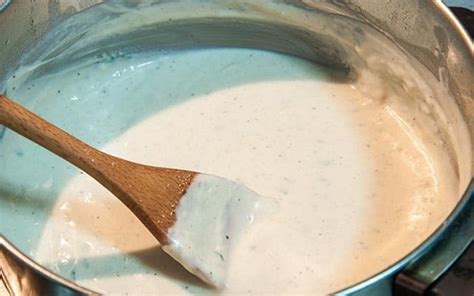 Bechamel de queso azul