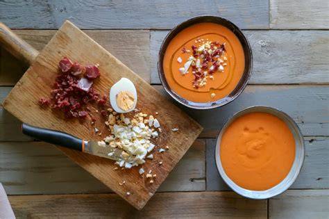 Infografía de variantes de salmorejo
