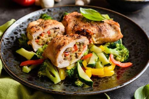 Platos saludables con pechuga de pollo