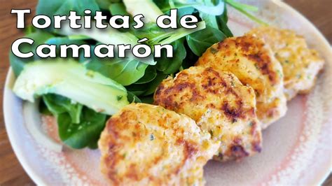 Ingredientes para tortitas de camarón