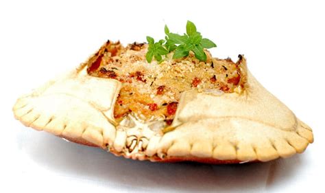 Buey de mar gratinado en su caparazón