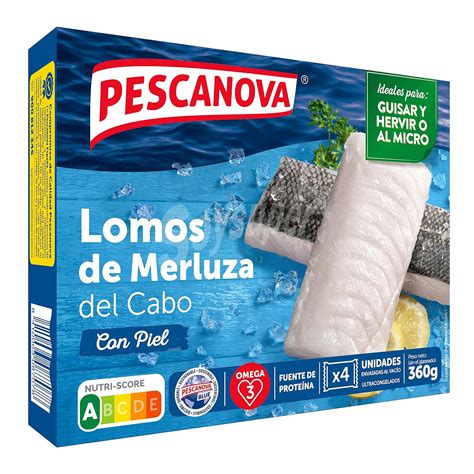 Lomos de merluza frescos