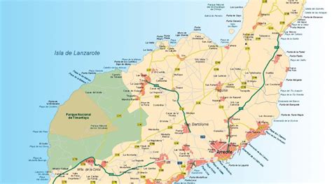 Mapa de Arrecife con ubicación de Asadero Titerroy