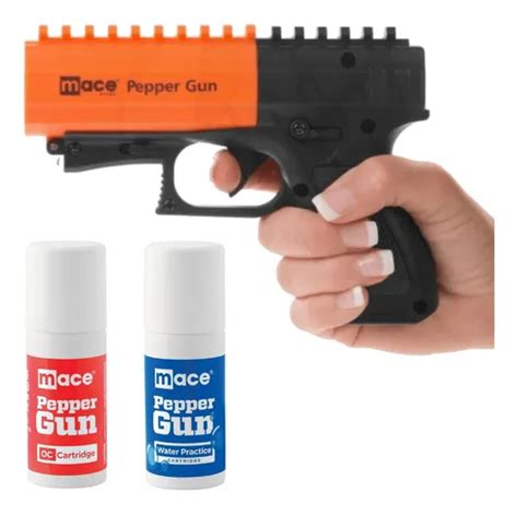 Infografía comparativa spray y pistola de gas pimienta