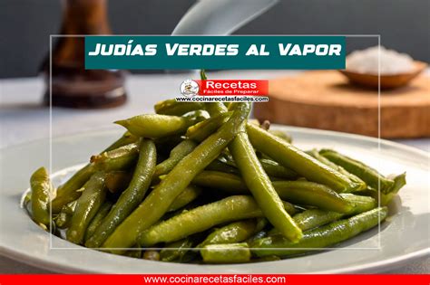 Ingredientes para judías verdes al vapor
