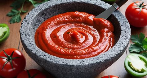 Preparación de la salsa roja