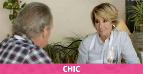 Esperanza Aguirre en el programa de Bertín Osborne