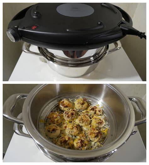 Navigenio en modo horno sobre una olla AMC