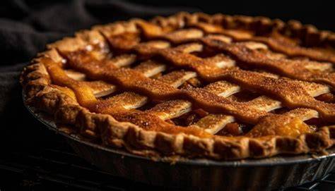 Tarta de caquis recién horneada en olla AMC