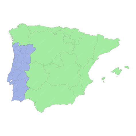 Mapa de España y Portugal con indicación de las variantes regionales de las albóndigas de bacalao