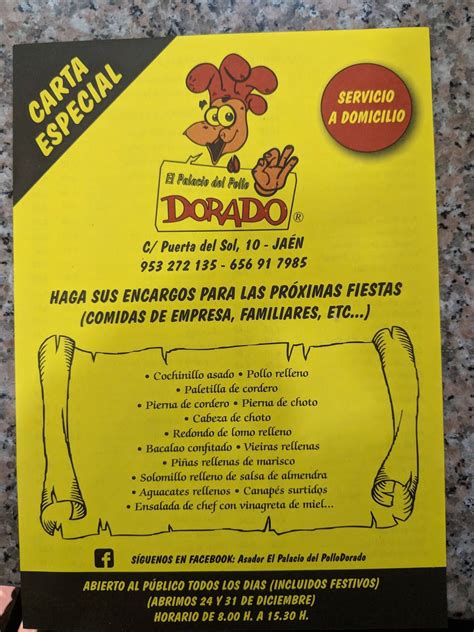 Fachada de El Palacio del Pollo Dorado