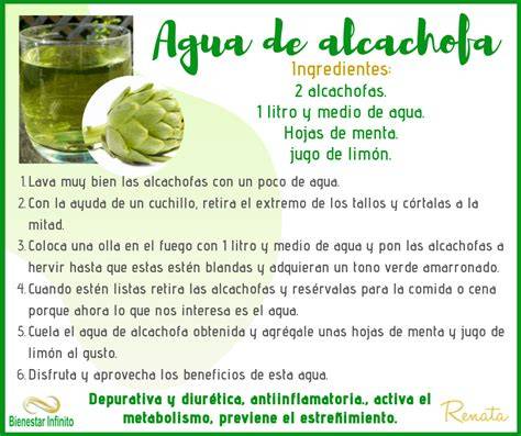 Beneficios del agua de alcachofa para la digestión
