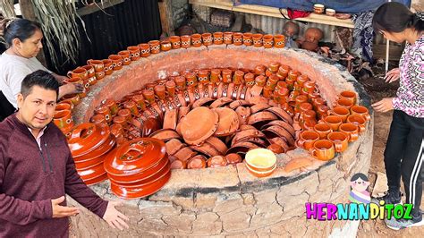 Proceso de curado de una cazuela de barro