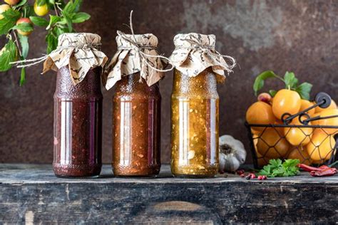 Salsas artesanales envasadas