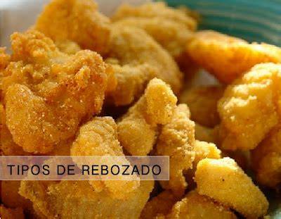 Diferentes tipos de rebozados en alimentos