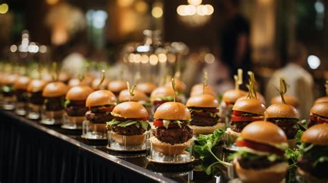 Buffet de complementos para hamburguesas