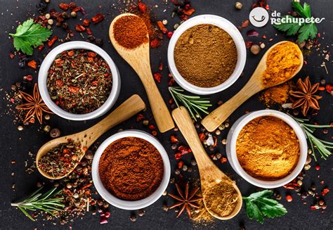 Composición de especias del curry