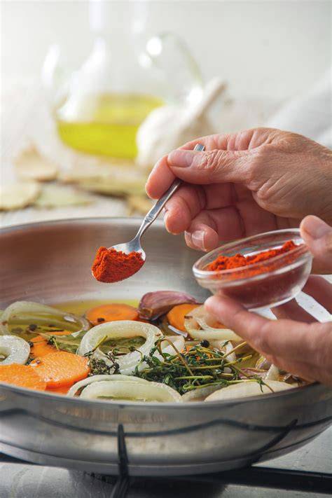 Infografía mostrando los pasos básicos para hacer escabeche
