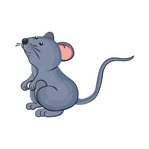 Ilustración de un ratón hecho con boniato