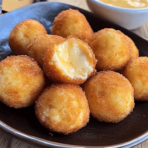 Variedad de bolitas de queso