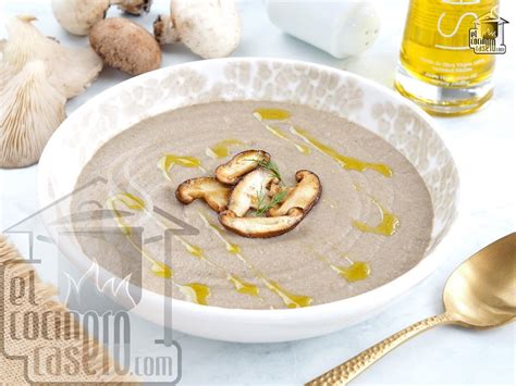 Ingredientes para crema de lentejas con setas