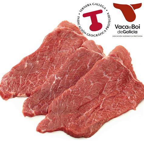 Imagen de varios platos de ternera gallega
