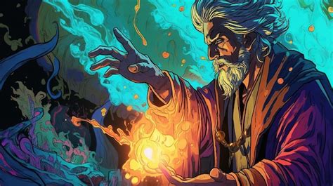 Ilustración de un hechicero lanzando un hechizo en Baldur's Gate