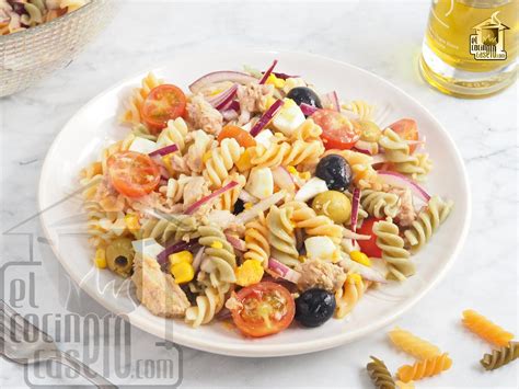 Ingredientes para ensalada de pasta