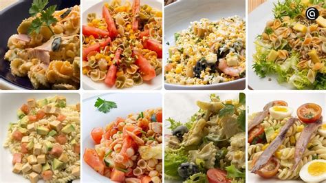 Variedad de pasta para ensaladas