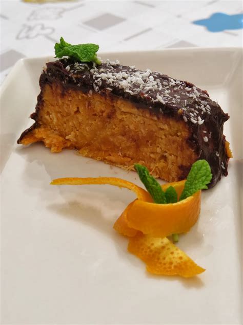 Ingredientes para pastel de boniato y chocolate