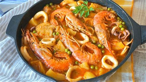 Ingredientes para suquet de merluza